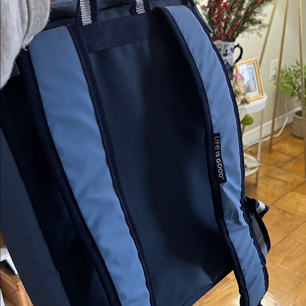 Life Is Good Daisy Blue insulated Backpack - Picture 5 of 5